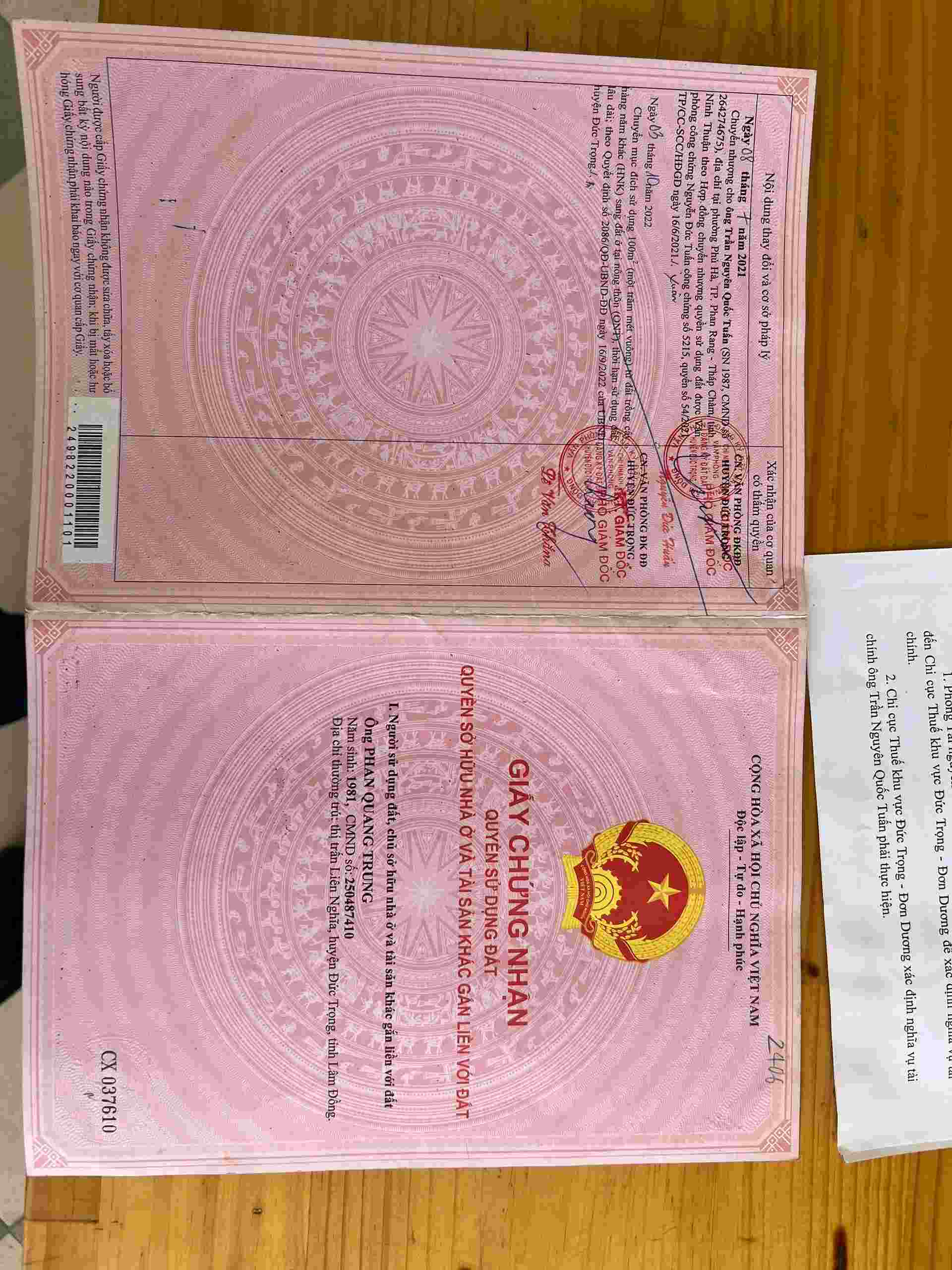 CHÍNH CHỦ CẦN BÁN ĐẤT Ở XÃ PHÚ HỘI, HUYỆN ĐỨC TRỌNG, TỈNH LÂM ĐỒNG CHÍNH CHỦ CẦN BÁN ĐẤT Ở XÃ PHÚ HỘI, HUYỆN ĐỨC TRỌNG, TỈNH LÂM ĐỒNG