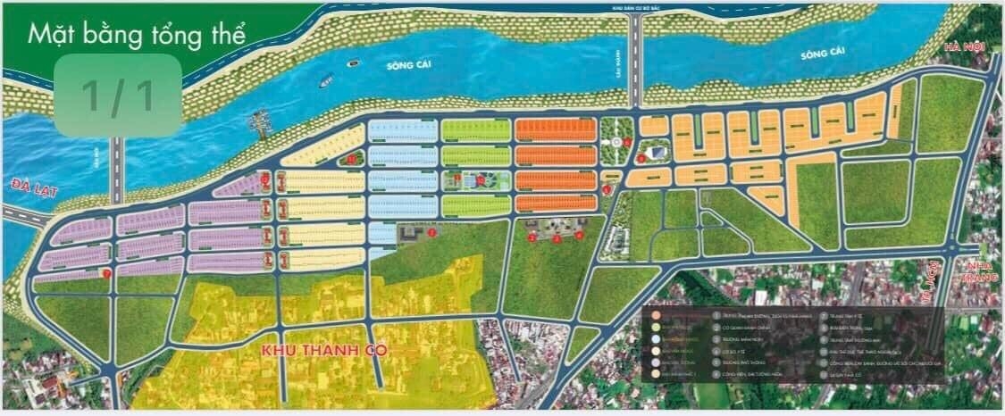 CHÍNH CHỦ CẦN BÁN LÔ ĐẤT KHU BIỆT THỰ, KHU ĐÔ THỊ NAM SÔNG CÁI GIÁ ĐẦU TƯ.