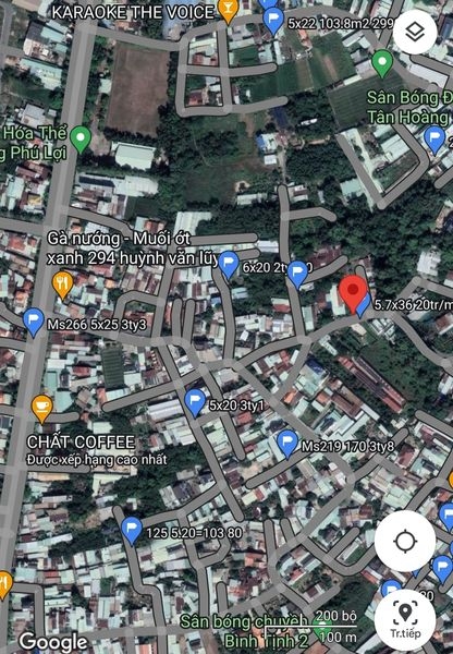 ĐẤT MT HẺM 288 HUỲNH VĂN LUỸ, PHÚ LỢI, THỦ DẦU MỘT