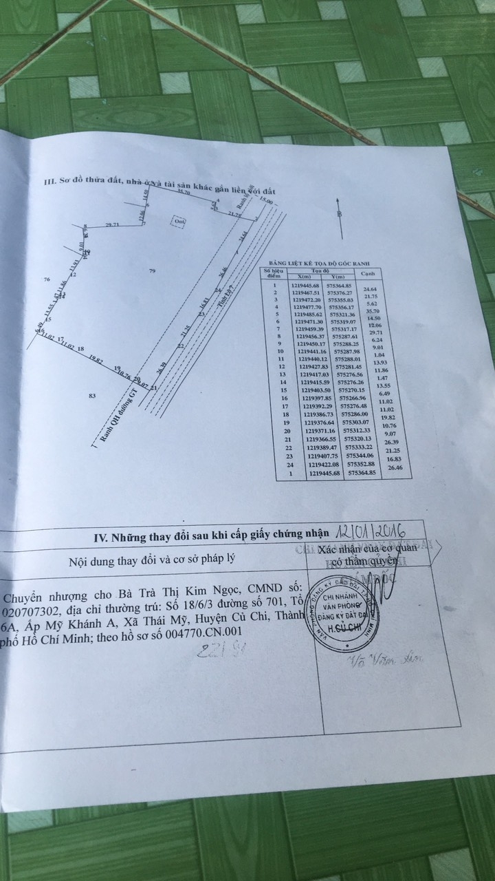 BÁN ĐẤT VƯỜN 6694M2 MẶT TIỀN TỈNH LỘ 7 XÃ TRUNG LẬP THƯỢNG HUYỆN CỦ CHI