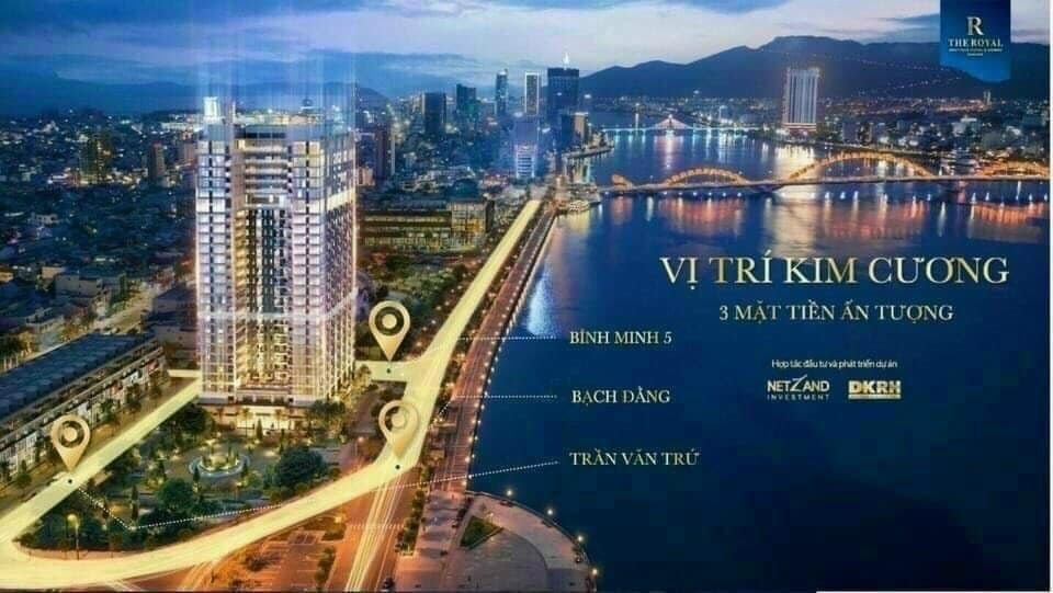 CĂN HỘ CAO CẤP THE ROYAL NGAY TRUNG TÂM TP ĐÀ NẴNG, TRỰC DIỆN SÔNG HÀN, SỞ